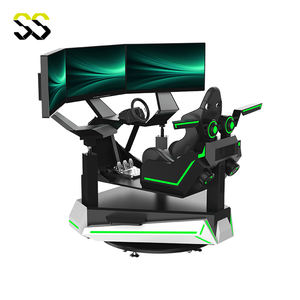 Guangzhou Équipement de divertissement Kit de simulateur de <span class=keywords><strong>conduite</strong></span> Sim 3 DOF Simulateur de voiture VR à grande vitesse 3 écrans pour école de <span class=keywords><strong>conduite</strong></span> - Product Image 2