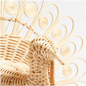 Decoración de mesa de <span class=keywords><strong>pavo</strong></span> decorativa de ratán tejido Ideal caliente único decoración de pared de mimbre proveedor de Vietnam al por mayor - Product Image 3