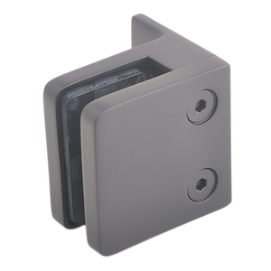 Morsetti per <span class=keywords><strong>Vetro</strong></span> in Acciaio Inox 2205 Montaggio a Parete Supporto per <span class=keywords><strong>Vetro</strong></span> 8-12mm per Hotel Balaustra Esterna Scala Design Moderno Garanzia 5 Anni - Product Image 3