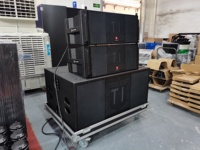 Haut-parleur passif à ligne acoustique double 10 pouces LA-210 de haute qualité pour les événements en plein air et les systèmes de sonorisation