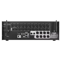 Console de mixage numérique professionnelle 24 canaux avec enregistrement USB, en aluminium, 4 sorties stéréo principales, console de mixage en rack