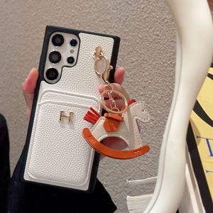 <span class=keywords><strong>เคส</strong></span>โทรศัพท์กันกระแทกแบบบางหนังแท้ดีไซน์หรูหราสำหรับ S25 S24 S23พิเศษพร้อมช่องใส่บัตร - Product Image 2