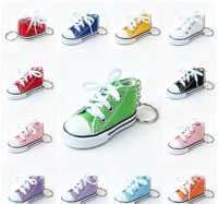 Porte-clés poupée en toile pour femme, chaussures de sport Mini Hi Top, Tennis de table, 3d, bleu, rose, noir, blanc, cadeaux amusants