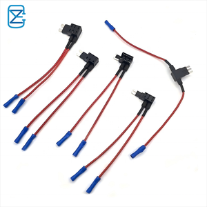 하이 퀄리티 자동 퓨즈 박스 <span class=keywords><strong>3</strong></span> 회로 이중 돼지 퓨즈 탭 로우 프로파일 MICRO 퓨즈 홀더 플라스틱 구리 15kA 파괴 용량 DC - Product Image 5