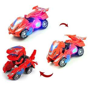 Voiture LED <span class=keywords><strong>Dinosaure</strong></span> Transformable, Jouet Voiture <span class=keywords><strong>Dinosaure</strong></span> qui se Transforme en <span class=keywords><strong>Dinosaure</strong></span> avec Lumière LED et Musique - Product Image 6