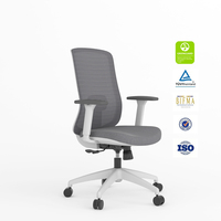 Chaise de bureau ergonomique KOHO avec support lombaire, chaise de conférence, accoudoirs 3D, normes ANSI/BIFMA X5.1-2017 EN 1335, projet ODM