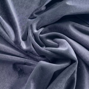 Best Quality Light Grey Polyester Velvet Fabric for Upholstery Garments Curtains Cushions Available At Best Market Price - Product Image 4