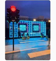 Boîte lumineuse publicitaire 3D à effet miroir infini en gros, provenant de Chine, fournie par les agences de publicité Abyss Door