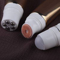 Tubes de crème pour le corps en plastique vides personnalisés, 6 rouleaux en métal, 100 ml, avec applicateur à bille