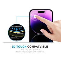 Protector de Pantalla de Privacidad VMAX 2.5D para iPhone 14 13 12 Pro Max, Cristal Protector Antideslumbrante para iPhone 15 16 Plus 17 Air