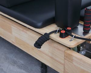 LUMINE Home Quality Professional Oak Foldable <span class=keywords><strong>Pilates</strong></span> Reformer Surface antidérapante Sécurité 6 Spring Resistance <span class=keywords><strong>Pilates</strong></span> Studio Body - Product Image 5