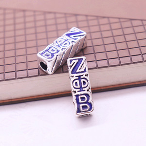 エナメルギリシャZPBインスピレーション中空直方体チャームアクセサリー可憐なロイヤルブルー - Product Image 6