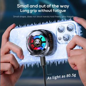 Nouveau ventilateur de refroidissement pour téléphone Memo CX06 avec lumière RVB, ventilateur de refroidissement magnétique Frosty pour téléphone portable - Product Image 5