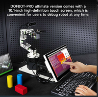 DOFBOT Pro 3D visión de profundidad brazo robótico Jetson NANO Orin NANO NX SUPER ROS Python 6DOF pantalla táctil conjunta kits de módulos electrónicos