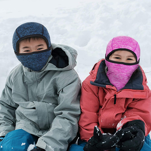 Pasamontañas de esquí transpirable para niños y niñas, equipo de cabeza para montar a prueba de viento, calentador de cuello completo, venta al por mayor de fábrica, OEM - Product Image 6