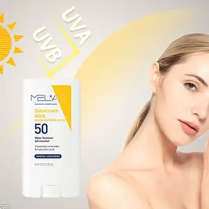 トラベルサイズ日焼け止めSpf50屋外UV保護日焼け止めクリームロールオンフェイスボディ日焼け止めスティックフェイス韓国酸化亜鉛