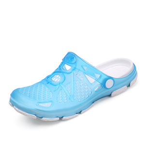 Women Summer Breathable PVC <b>Clogs</b> Open Toe EVA Sole Beach Garden Shoes Light Weight Outdoor Sandals - Product Image 2