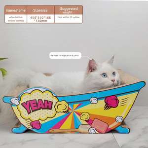 Giocattoli per animali domestici con Scratcher per gatti vasca da bagno e barca a forma di scratch per gatti - Product Image 4