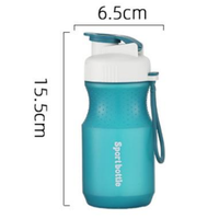 Nouvelle conception de bouteille d'eau de sport en plastique de 380 ml pour le sport, la boisson, la salle de sport