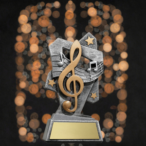 Trophée en résine Note de Musique <span class=keywords><strong>Triumph</strong></span> WEIVISTA – Fabrication Personnalisée en Usine - Product Image 2