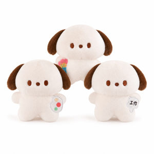 ตุ๊กตาหมาหูตกสีขาวน่ารักสไตล์ซานริโอ้ ขนาด 25 ซม. ขายส่ง เหมาะสำหรับเป็นของขวัญวันเกิดเด็ก ตกแต่งห้องนอน - Product Image 1