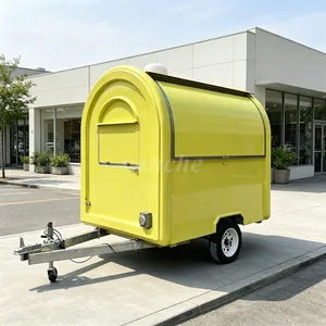 Carrito de Comida Móvil para Negocios, Remolque de Camping para Helados y Postres, Carrito de Café y Desayuno de 2.2m, Venta Caliente en la UE - Product Image 1