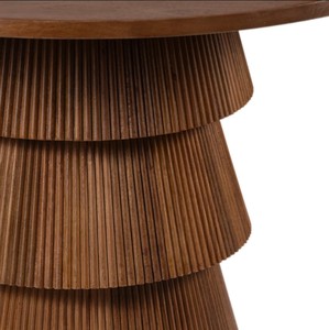Modern Round Mango Wood Dining <b>Table</b> for 4 Modern Design for Home Furniture - Product Image 4