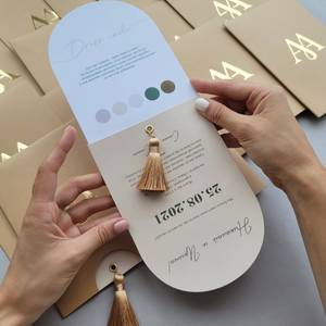 Faire-part de <span class=keywords><strong>mariage</strong></span> avec code vestimentaire ou RSVP Ensemble d'invitation de <span class=keywords><strong>mariage</strong></span> neutre Monogramme en or avec tasse beige Carte de luxe texturée - Product Image 3