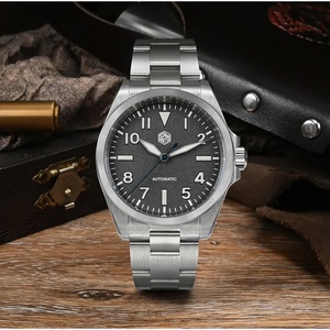 Reloj Automático para Hombre San Martin SN0132, 40 mm, Mecánico, Resistente al Agua 10 ATM, BGW9 Luminoso, Zafiro, Esfera con Textura de Fuego NH35 - Product Image 2