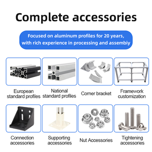 Profili in Lega di Alluminio Europea 6063, Sistema di Telaio per Tavolo da Lavoro Industriale CNC con Servizio di Taglio - Product Image 5
