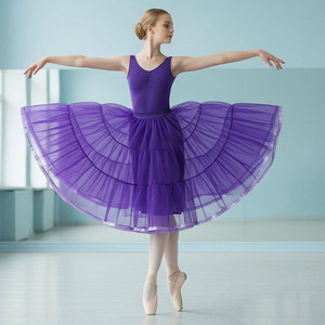 Jupes <span class=keywords><strong>tutu</strong></span> princesse ballet noires et multicolores en vrac pour filles et femmes robe tutus en tulle moelleux pour tout-petits et enfants - Product Image 1