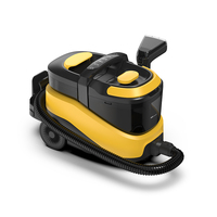Nettoyeur de tissus sans taches 17 kPa, aspirateur vapeur 2100 W, nettoyeur portable humide et sec pour taches sur canapés, tapis, poils d'animaux et voitures