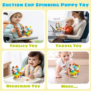 Jouets sensoriels <span class=keywords><strong>pour</strong></span> bébés YINGNISI <span class=keywords><strong>à</strong></span> <span class=keywords><strong>ventouse</strong></span> rotative, jouets <span class=keywords><strong>pour</strong></span> table <span class=keywords><strong>à</strong></span> manger, <span class=keywords><strong>chaise</strong></span> <span class=keywords><strong>haute</strong></span>, 6-12 mois - Product Image 4