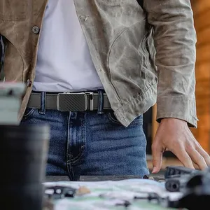 Factory Wholesale Customizable Fit Leather Ratchet Belt Men Effortless Style Life Belts
