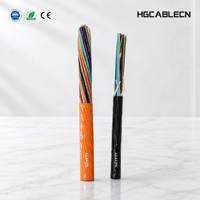 Kabel Serat Optik Mikro Tiup Udara GCYFTY 12 24 48 72 96 144 Core G652D G657A1 Selubung HDPE Ringan Kabel Mikro Saluran