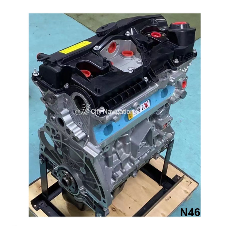 Mesin blok panjang Motor asli N46 untuk BMW N46B18 N46B20 320i 318i 2.0L