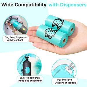 Extra Thick & Strong Pink Dog Poop Bags, Leak-Proof Pet Waste Bags for Walking, Travel & All Sized Pets - Product Image 3