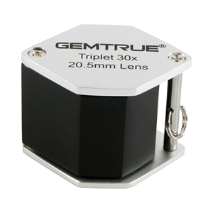 GemTrue Best Quality Highly Power 30X <strong>Triplet</strong> 20.5mm Jewelry Identifying Optical Glass Loupe - Product Image 3