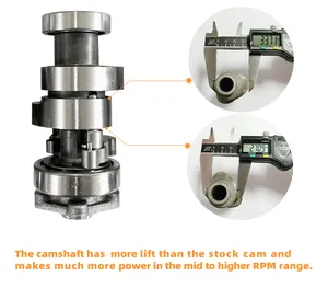 Produsen Camshaft kamera motor, Xrm 110 Wave 100 untuk sepeda motor