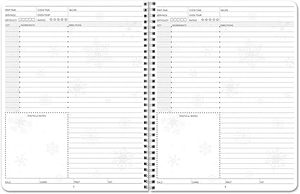 Livre <span class=keywords><strong>de</strong></span> <span class=keywords><strong>recettes</strong></span> <span class=keywords><strong>de</strong></span> vacances/Mes <span class=keywords><strong>recettes</strong></span> <span class=keywords><strong>de</strong></span> vacances préférées/Remplissez le journal <span class=keywords><strong>de</strong></span> <span class=keywords><strong>recettes</strong></span>, Wire-O - 100 pages, 8.5 ''X 11'' - Product Image 4
