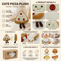 Desain Personalisasi Boneka Plush Kue Lucu Isi Isi, Kue Plush Custom, Dekorasi Pesta Ulang Tahun Kawaii, Hadiah