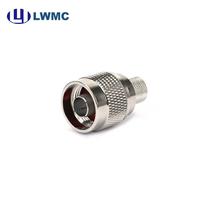 Connecteur mâle LWMC à sertir pour câble LMR400 et 1 mm², 2 broches, jusqu'à 6 GHz, VSWR 1.2 max.