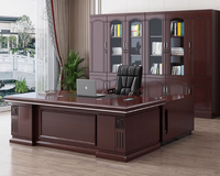 Bureau de direction lisse de fabrication Table de bureau classique Bureau traditionnel pour PDG