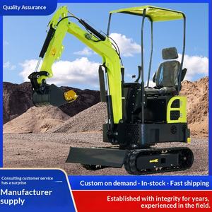 รถขุดขนาดเล็กสำหรับงานวิศวกรรมข้ามพรมแดน งานเกษตรในสวนผลไม้ รถขุดตีนตะขาบอเนกประสงค์พร้อมตะขอ - Product Image 1
