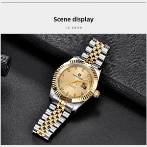 Montre mécanique de luxe pour homme Pagani Design Automatic Uhren Pd-1645 avec bracelet Jubilee - Product Image 4