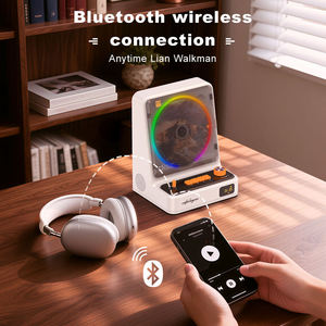 Lecteur <span class=keywords><strong>CD</strong></span> portable Boombox Bluetooth USB A-B avec répéteur, prise en charge multi-formats, appareil audio rechargeable pour la maison et l'école - Product Image 2