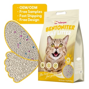 Fast Shipping Free Design Odor Control 99% Dust Free Clumping Ball Shape Bentonite <b>Cat</b> Litter Sand - Product Image 1