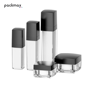 Clear Acrylic Square <b>Pump</b> Cream <b>Bottle</b> 30-100ml – Refillable Lotion & Face Cream <b>Dispenser</b> - Product Image 4