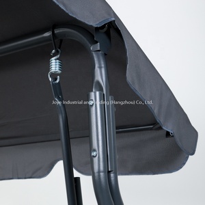 Leisure Garden <b>Swing</b> Chair With Fabric Roof Outdoor Shade 3 Seats Hanging Chair Steel <b>Frame</b> Patio Furniture - Product Image 4