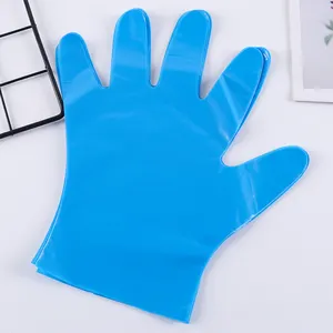 Luoxiantao — gants jetables en polyéthylène bleu, pièces, pour la cuisine